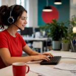 iGaming support specialist using AI tools