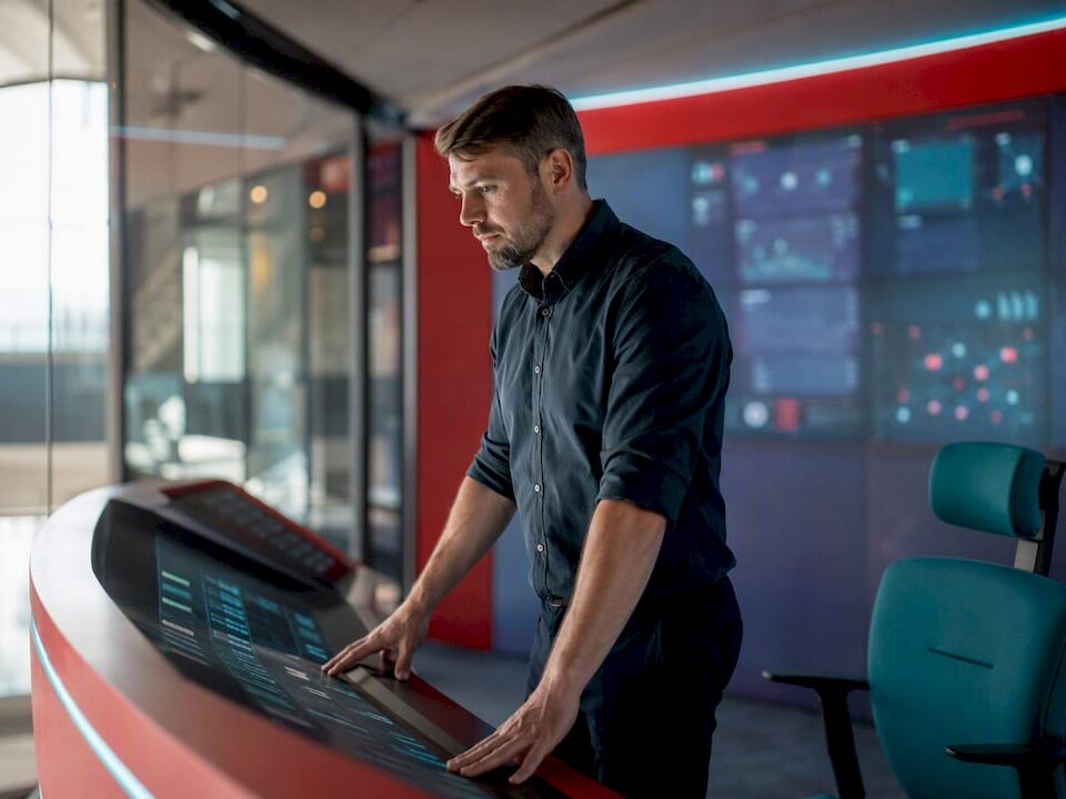 Analyst reviewing integrated iGaming support systems